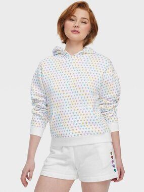 Roller Rabbit x Target Women’s Disco Hearts Wave Hoodie Sweatshirt (Size Medium)